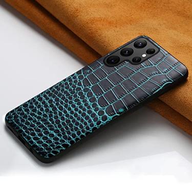 Imagem de Capa de couro para Samsung Galaxy S21 S22 Ultra S21 S20 FE S9 S10 S22 Plus S8 Note 20 10 A51 A52 A52S 5G A71 A32 A12, Azul, Para Galaxy S10 (4G)