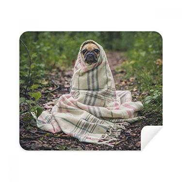 Imagem de Limpador de tela Bulldog para fotografia de animais de estimação, 2 peças, tecido de camurça