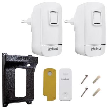 Imagem de Campainha Sem Fio Longo Alcance 2 Pontos Bivolt e Protetor