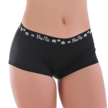 Imagem de Kit com 5 Calcinhas Short | Cueca Boxer Feminina Lia