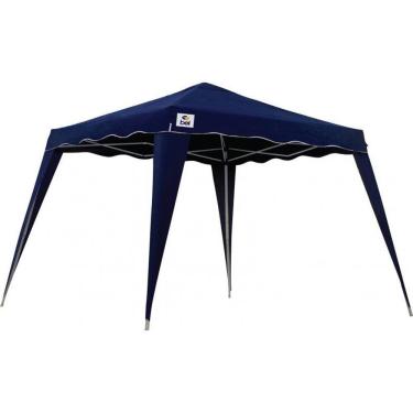 Imagem de Tenda Gazebo Azul em Poliéster 3 X 3 X 2,4 Metros Dobrável Pés em Alumínio 333300 BELFIX