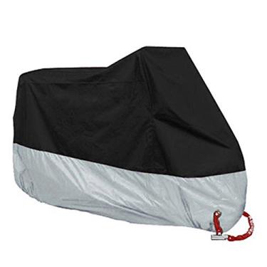 Imagem de HIOD 190T Capas de motocicleta à prova d'água Motors Dust Rain Snow Capa protetora UV para ambientes internos ao ar livre, cinza, G