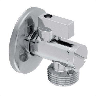 Imagem de Torneira Máquina Lavar Ângular 90º Latão Forjado Cromado Ivm