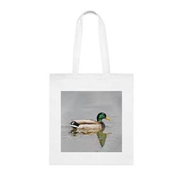 Imagem de Sacola de Mallard, presente de Mallard, bolsa de ombro de Mallard, sacos reutilizáveis de Mallard, ideia de presente de cesta de Natal de aniversário, presente para ela, presente para