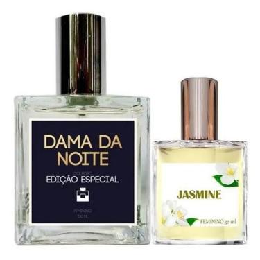 Imagem de Perfume Feminino Dama Da Noite 100ml + Jasmine 30ml - Essência Do Bras