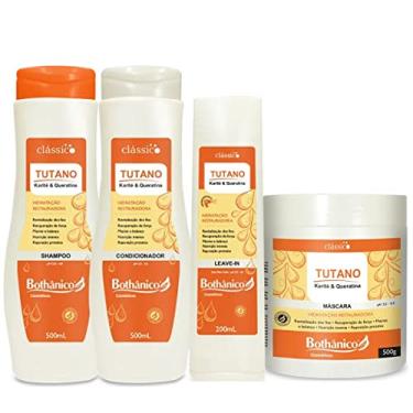 Imagem de Kit Tutano Bothânico Shampoo Condic Máscara 500g e Leave In