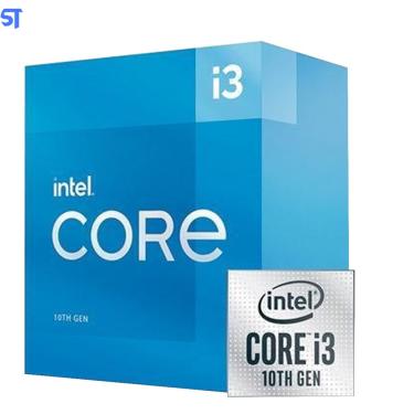 Imagem de Processador Intel Core i3-10105, 3.7GHz (4.4GHz Max Turbo), Cache 6MB, Quad Core, 8 Threads, lga 1200, Vídeo Integrado S