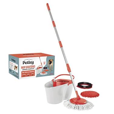 Imagem de Mop Giratorio Limpeza Completa, PET1607, PETIZY, Cor: CORAL