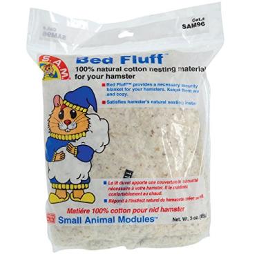 Imagem de Penn-Plax Fluff de cama para animais pequenos, 85 g