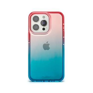 Imagem de Capa Celular CUSTOMIC para IPHONE 13 Pro Max Impactor Flex Antibactéria GRADIENTE c/Antiamarelamento e Proteção Militar MIL-STD-810G. Capinha de Smartphone Case Flexível GRADIENTE
