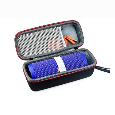 Imagem de Bolsa de armazenamento preta com bluetooth para alto-falante estojo rígido proteção para JBL FLIP 5/4/3