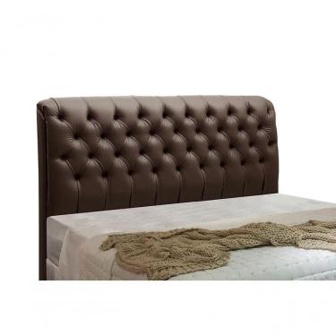 Imagem de Cabeceira Paris Para Cama Box Solteiro Laminado Marron