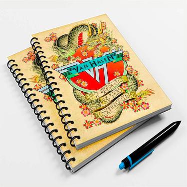 Imagem de Caderno Universitário 96 Fls Rock Van Halen