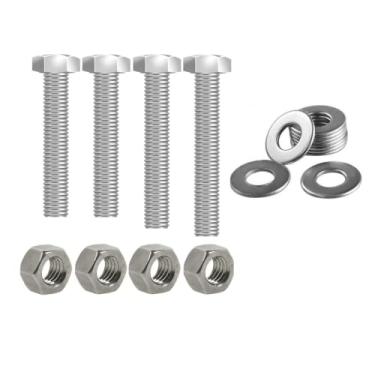 Imagem de Kit parafusos inox suporte motor compativel com DT CRF230 CRF230F 2007 a 2020 Fixação Peito Motor Chassi