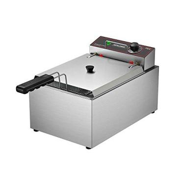 Imagem de Fritador Fritadeira Tacho Fritura 1 Cuba Elétrico Monofásico 5L FRCE5 Metalcubas 127V