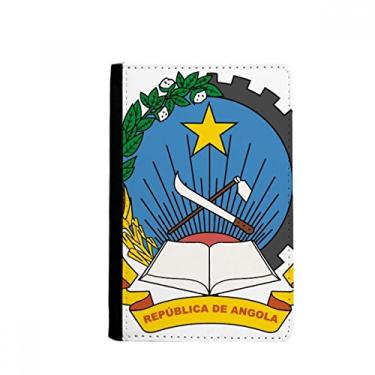 Imagem de Porta-passaporte com emblema nacional Luanda Angola Notecase Burse carteira porta-cartões