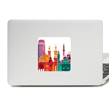 Imagem de Adesivo de vinil com estampa de cidade de Morden do Egito Antigo Adesivo para laptop Decoração de PC