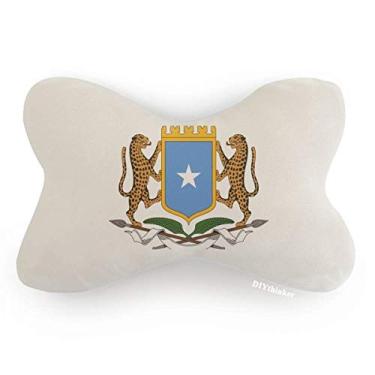 Imagem de DIYthinker Somalia Africa National Emblema Carro Acabamento Pescoço Decoração Almofada Almofada Almofada Almofada