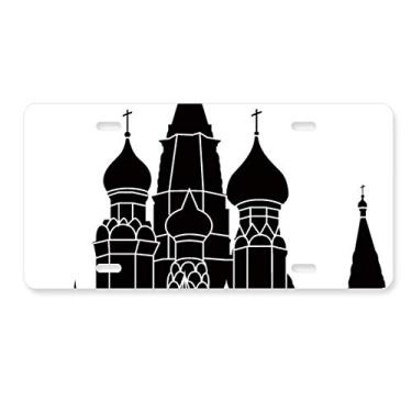 Imagem de DIYthinker Placa de licença Rússia Saint Petersburg decoração de aço inoxidável automóvel