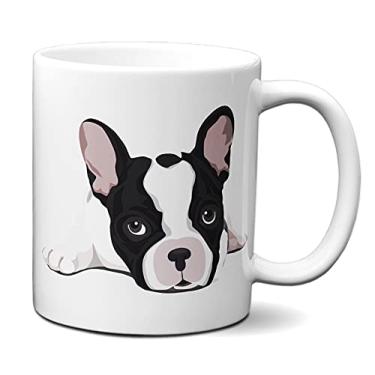 Imagem de Caneca Eu Amo Bulldog Frances I love Dog Pet Xícara Criativa