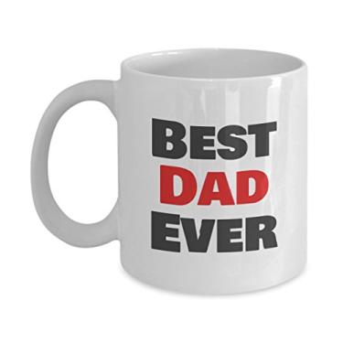 Imagem de Caneca de café Ever Best Gifts para mãe, pai, irmão, irmã, filho, filha, avó, avô, tia, tio, primo, sobrinha, sobrinho (papai)
