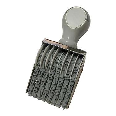 Imagem de Generic Carimbo de Número de Rolo Carimbo de Data 8 Dígitos Acessórios Máquina de Numeração de Símbolo Multifuncionais de Numeração