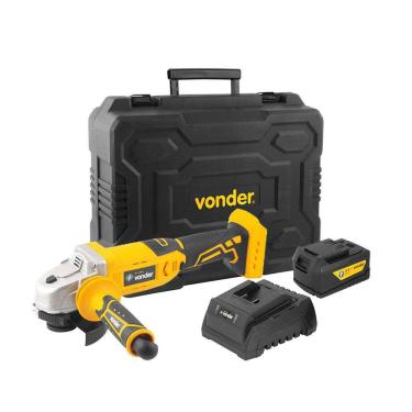 Imagem de Esmerilhadeira 4.1/2" Com Bateria e Carregador 18V 4Ah IEV1808 Vonder