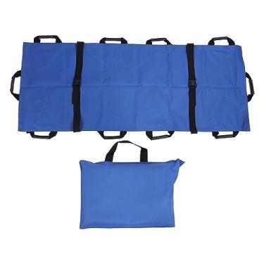 Imagem de Almofada de Cama de Posicionamento Lavável Reutilizável Dobrável Transferência de Resgate de Emergência Maca Macia 10 Alças