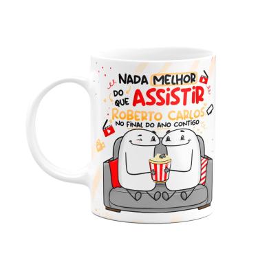 Imagem de Caneca Flork Natal - Nada melhor que assistir Roberto Carlos