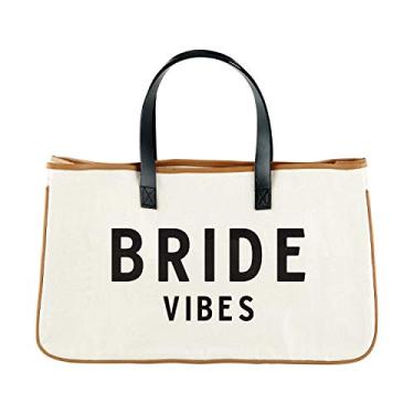 Imagem de Santa Barbara Design Studio Bolsa de ombro feminina Hold Everything Wedding 100% algodão lona, grande, Bride Vibes