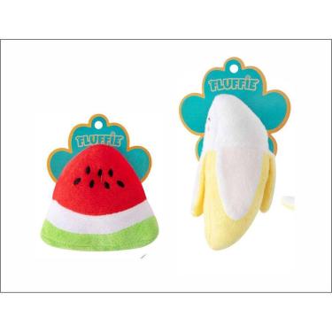 Imagem de Brinquedo De Pet Cachorro Gato De Pelúcia 2 Unidades