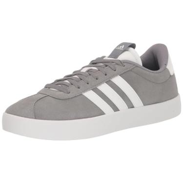 Imagem de adidas Tênis masculino Vl Court 3.0, Cinza/branco/branco, 38