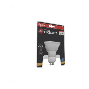 Imagem de Lâmpada Led Dicróica Mr16 4,8w Amarelo 3000k