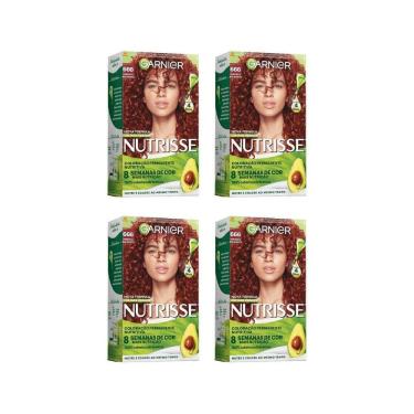 Imagem de Coloraçao Nutrisse 666 Louro Escuro Verm Muito Int-Kit C/4Un