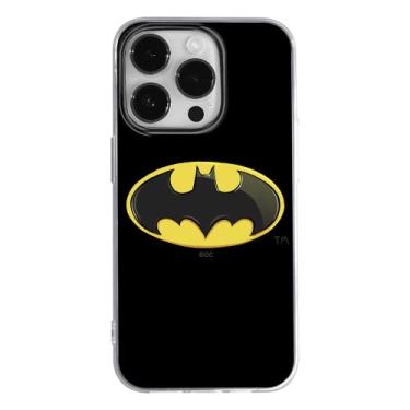 Imagem de ERT GROUP Capa de celular para Apple iPhone 14 PRO original e oficialmente licenciada DC padrão Batman 023 perfeitamente ajustada à forma do celular, capa de TPU