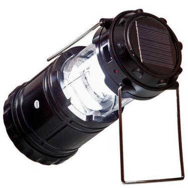 Imagem de Lampião Solar Luminária Recarregável Usb Lanterna Barraca - King