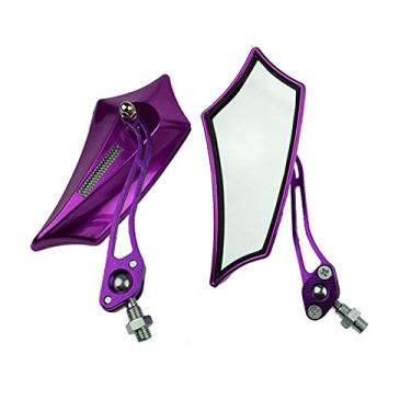 Imagem de ESUPPORT Roxo Universal Motocicleta Motocicleta Bicicleta 8 mm 10 mm Espelho Lateral Retrovisor Lateral Scooter ATV