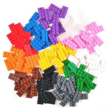 Imagem de Strictly Briks Compatible with Lego Classic Flat Bricks Starter Kit, 12 Colors, 144 Pieces, 2x4 Inches, Building Creative Play Gift Set for Ages 3 and Up, 100% Compatible with All Major Brick Brands
