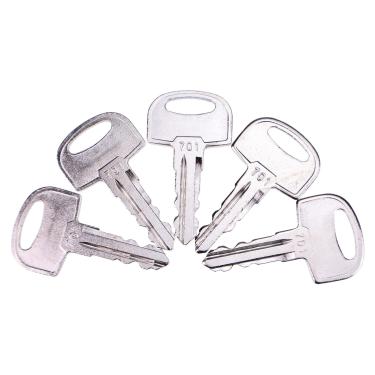 Imagem de IEQFUE 5 peças chave de ignição 701 105-1790 45501 compatível com valetadeira Ditch Witch JCB e furadeira direcional