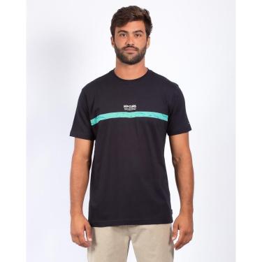Imagem de CAMISETA RIP CURL GABE STRIPES TEE - BLACK - GG-Masculino