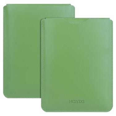 Imagem de HoYiXi Capa universal para Kindle Paperwhite/Colorsoft/Signature Edition 2024-2012/Kobo/Voyaga/Pocketbook/Sony/Tolino eReader Bolsa de manga leve para eBooks de 17,3 cm - Verde