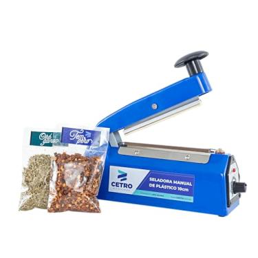 Imagem de Seladora Manual de Plástico 10cm 220V CMSM S-100 – Portátil, PP/PE, 8 Níveis de Temperatura