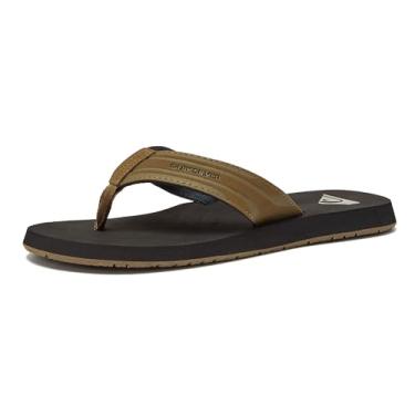 Imagem de Quiksilver Chinelo masculino Monkey Wrench 3 pontos, Bronzeado/Liso, 7