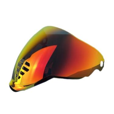 Imagem de Airflite Shield com proteção UV para ICON IC-06 Airflite Face Shield Viseira de reposição para capacete (apenas Revo Deep Red-day)