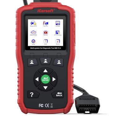 Imagem de OBD2 Scanner Ferramenta de diagnóstico automático iCarsoft MB V1.0 (versão aprimorada) para Benz/Sprinter/Smart, sistema completo ABS/SRS/transmissão/verificação do leitor de código do carro do motor,
