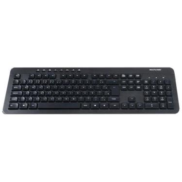 Imagem de Kit Teclado E Mouse Sem Fio Recarregável Multilaser Tc251