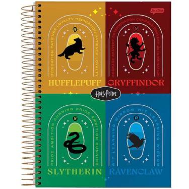 Imagem de Caderno Universitário 10 Matérias 200 Folhas Harry Potter Jandaia