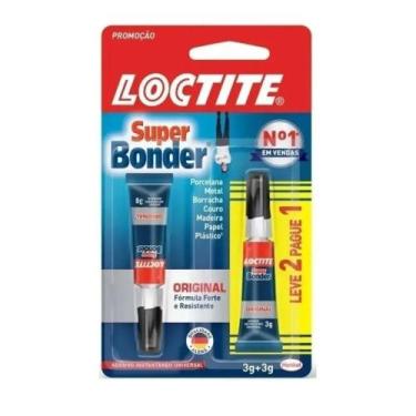 Imagem de Cola Instantânea Super Bonder Loctite Original Qualidade Alemã - 3G +