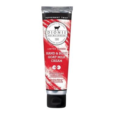 Imagem de Dionis Goat Milk Skincare Peppermint Twist Scented Hand & Body Cream - Moisturizing Lotion For Dry Itchy Cracked Hands - Naturally Moisturize & Restore Skin - Cruelty-Free Scent Made In USA, 3.3 oz
