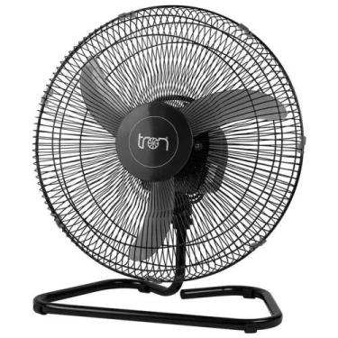 Imagem de Ventilador de Mesa 50cm Bivolt Preto com 3 Pás - Tron, Bivolt